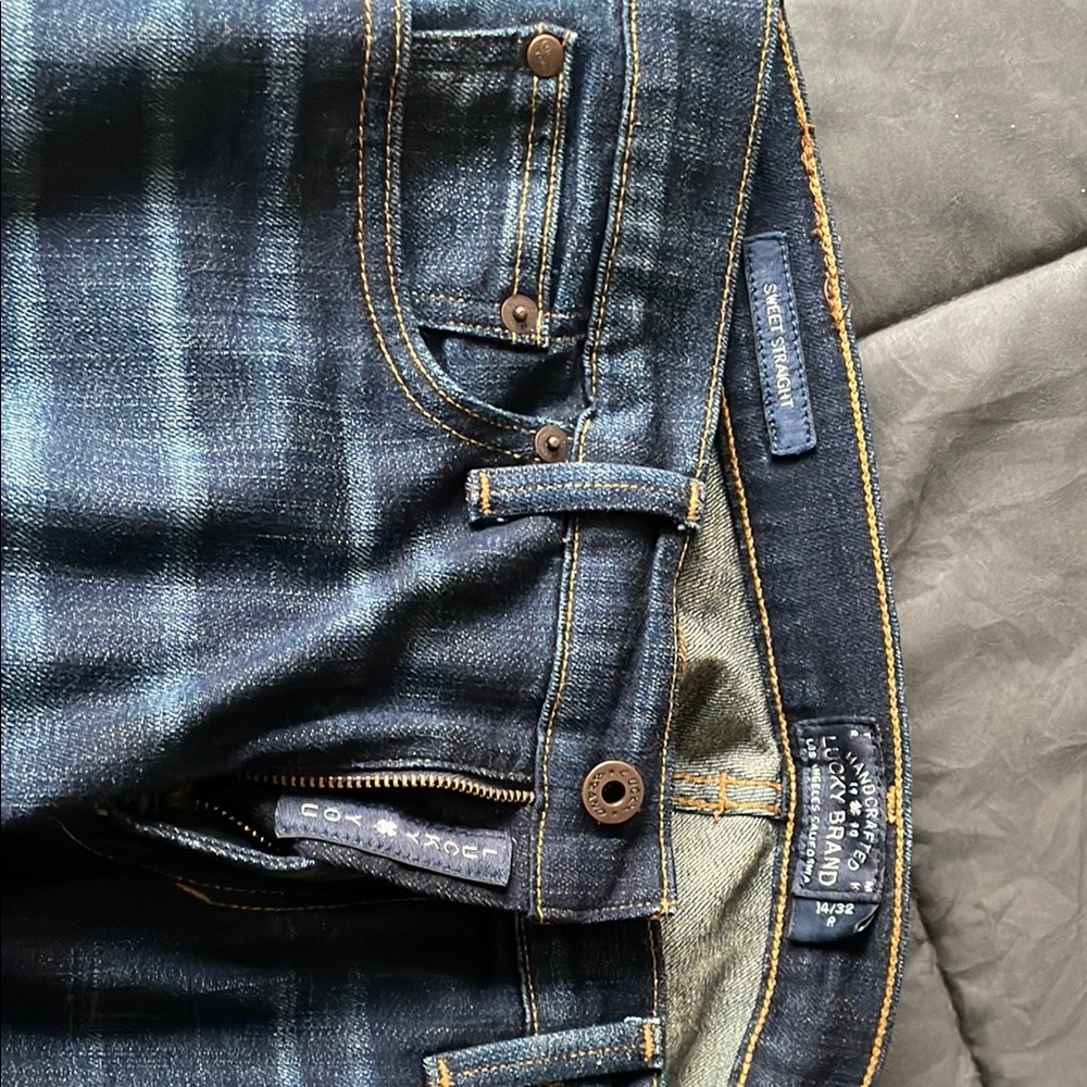 Lucky Brand Blue Straight Leg Jeans